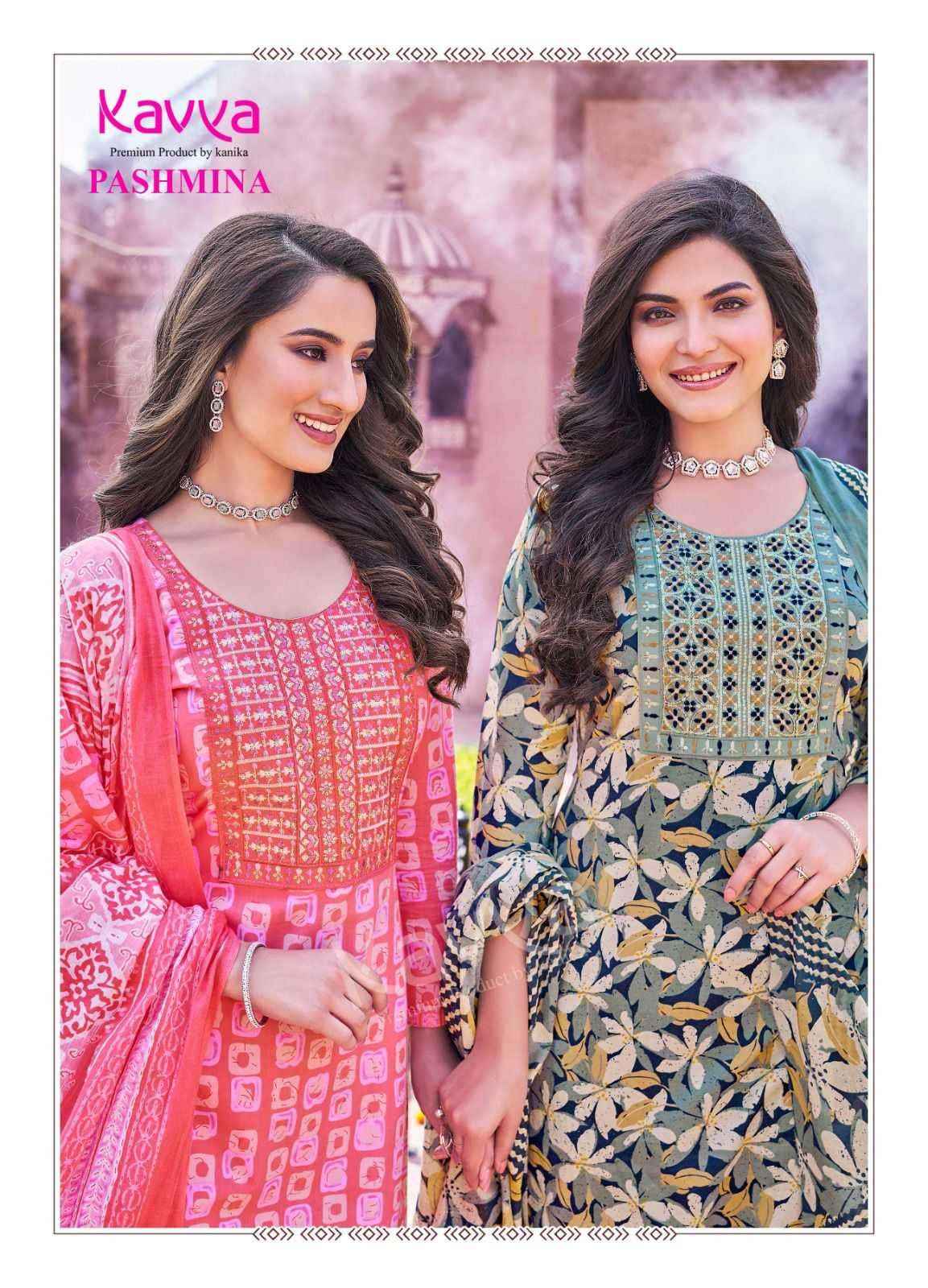 Kavya Pashmina Vol 6 Cotton Kurti Combo Wholesale Ladies Kurtis Store
