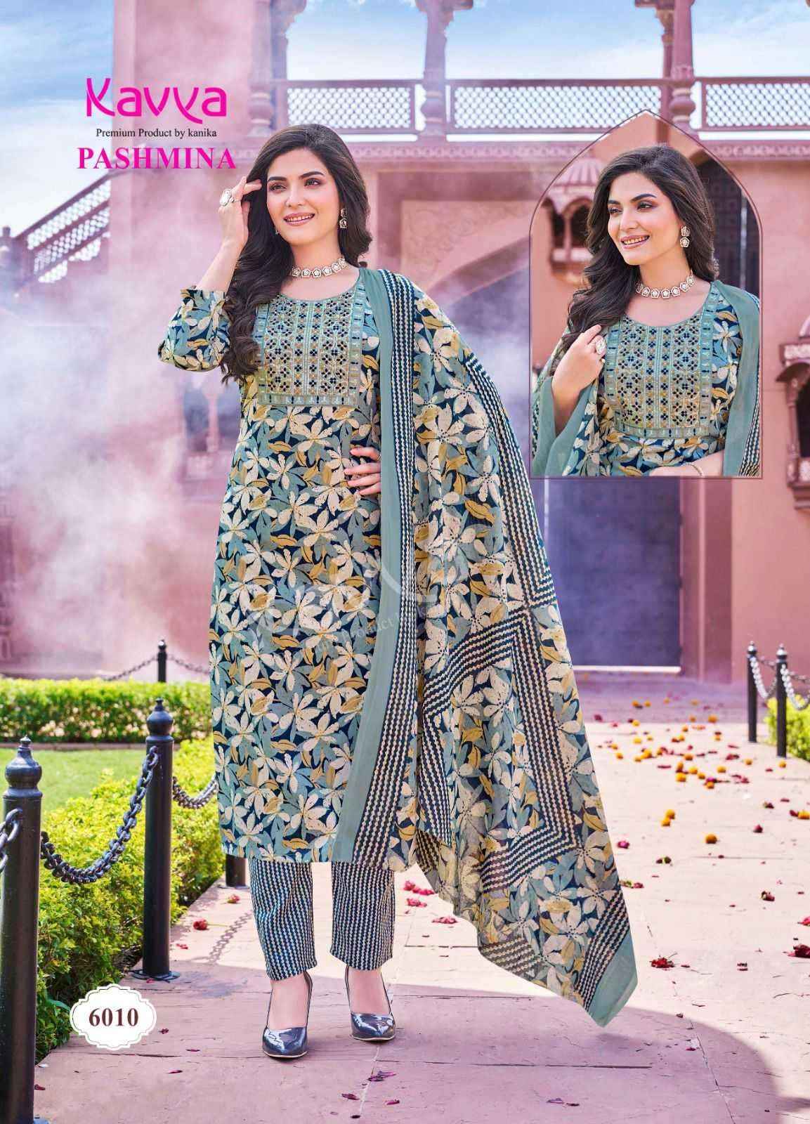 Kavya Pashmina Vol 6 Cotton Kurti Combo 10 pcs Catalogue