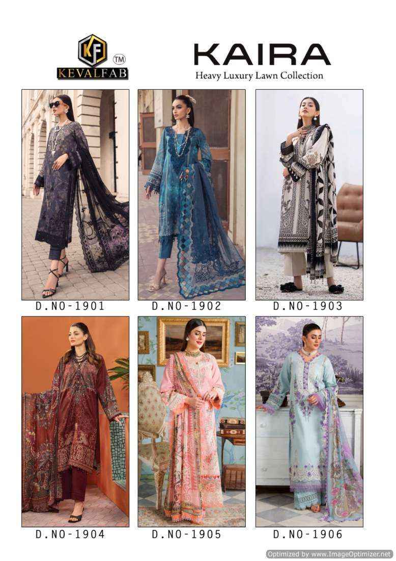 Keval Fab Kaira Vol 19 Cotton Dress Material 6 pcs Catalogue