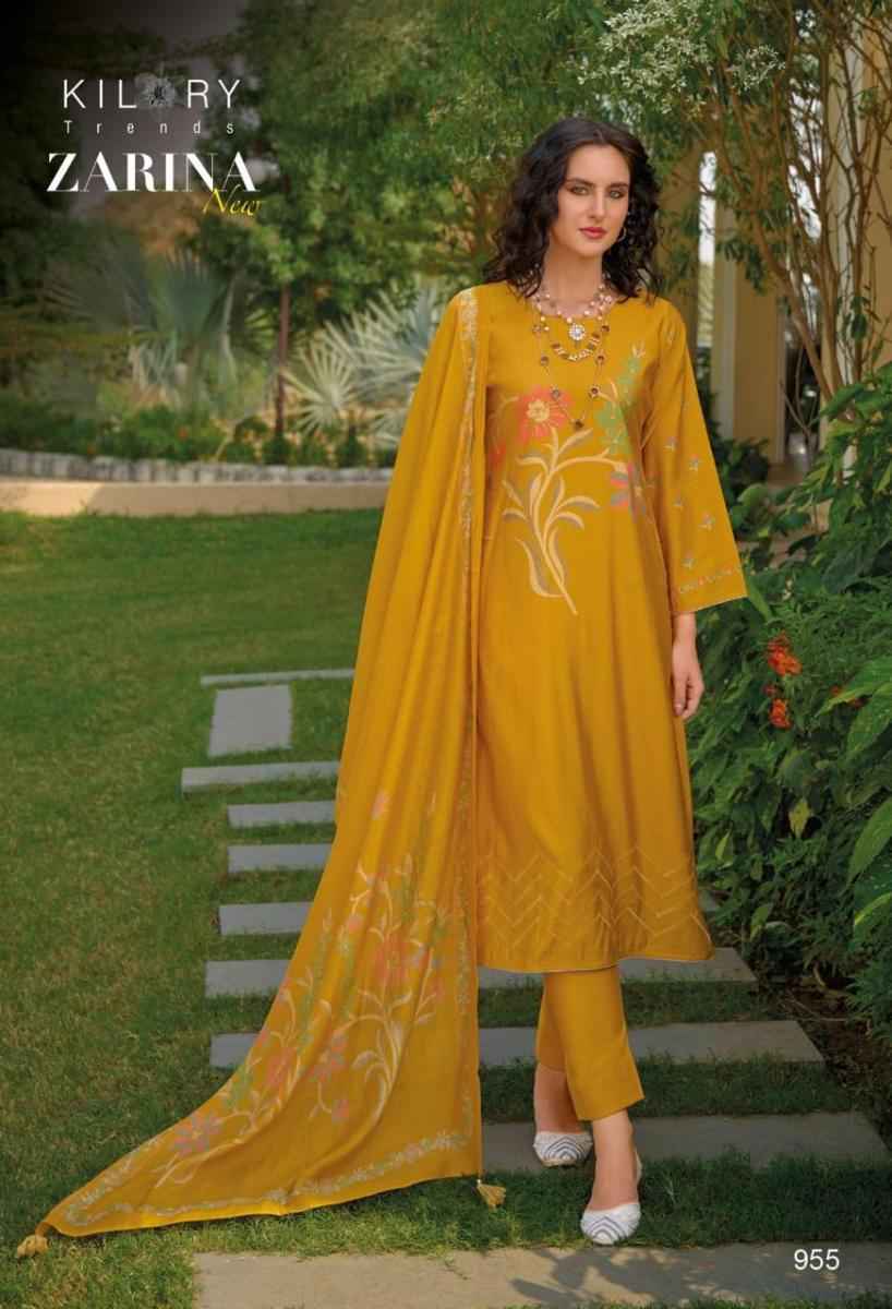 Kilory Trendz Zarina New Viscose Dress Material 8 pcs Catalogue