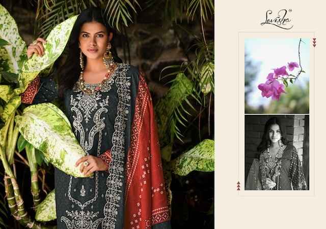 Levisha Binsaeed Cambric Cotton Dress Material 6 pcs Catalogue