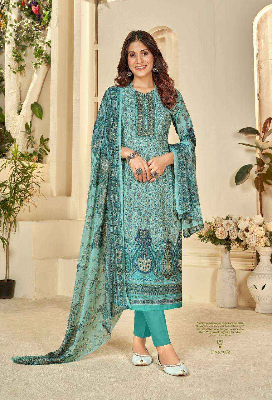 Mishri Creation Mallika Cotton Dress Material 8 pcs Catalogue