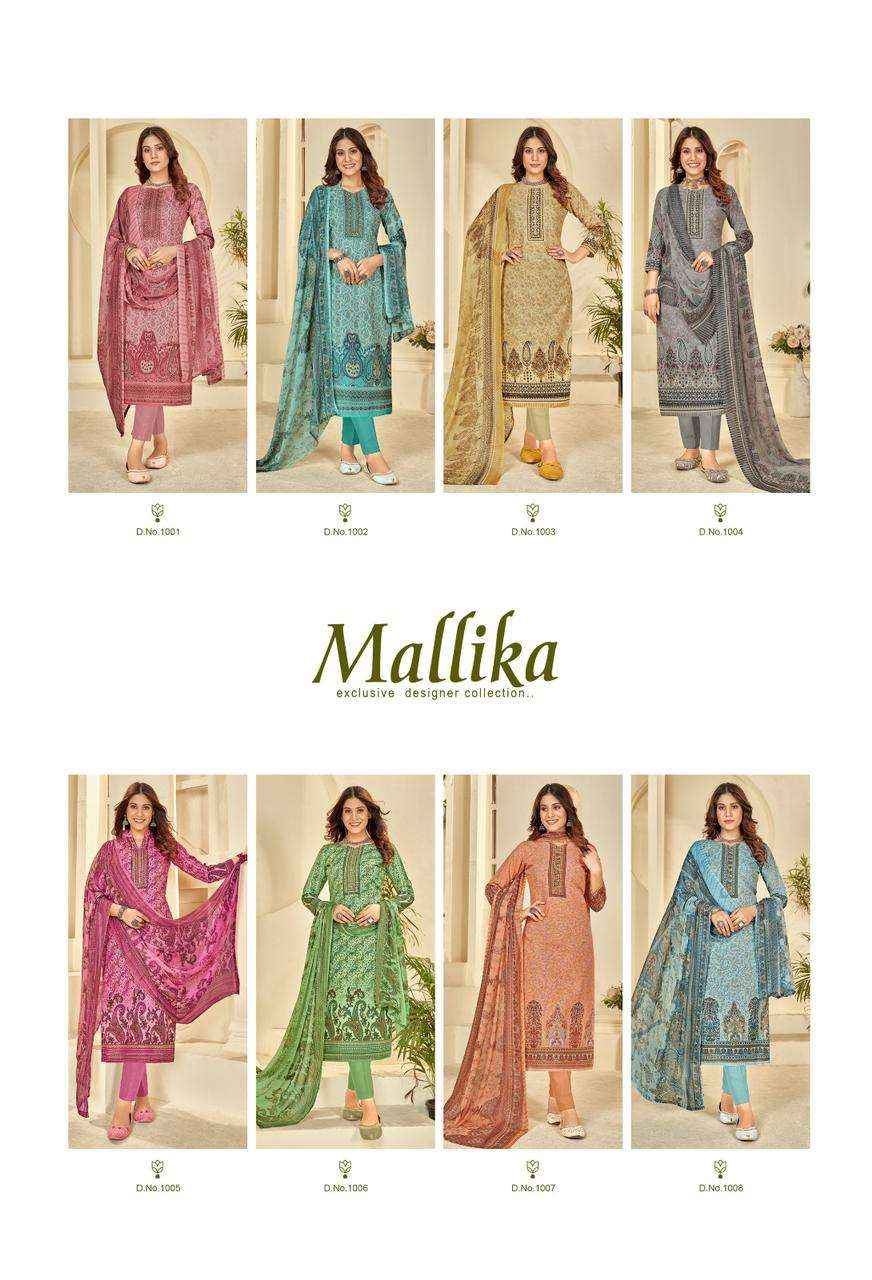 Mishri Creation Mallika Cotton Dress Material 8 pcs Catalogue