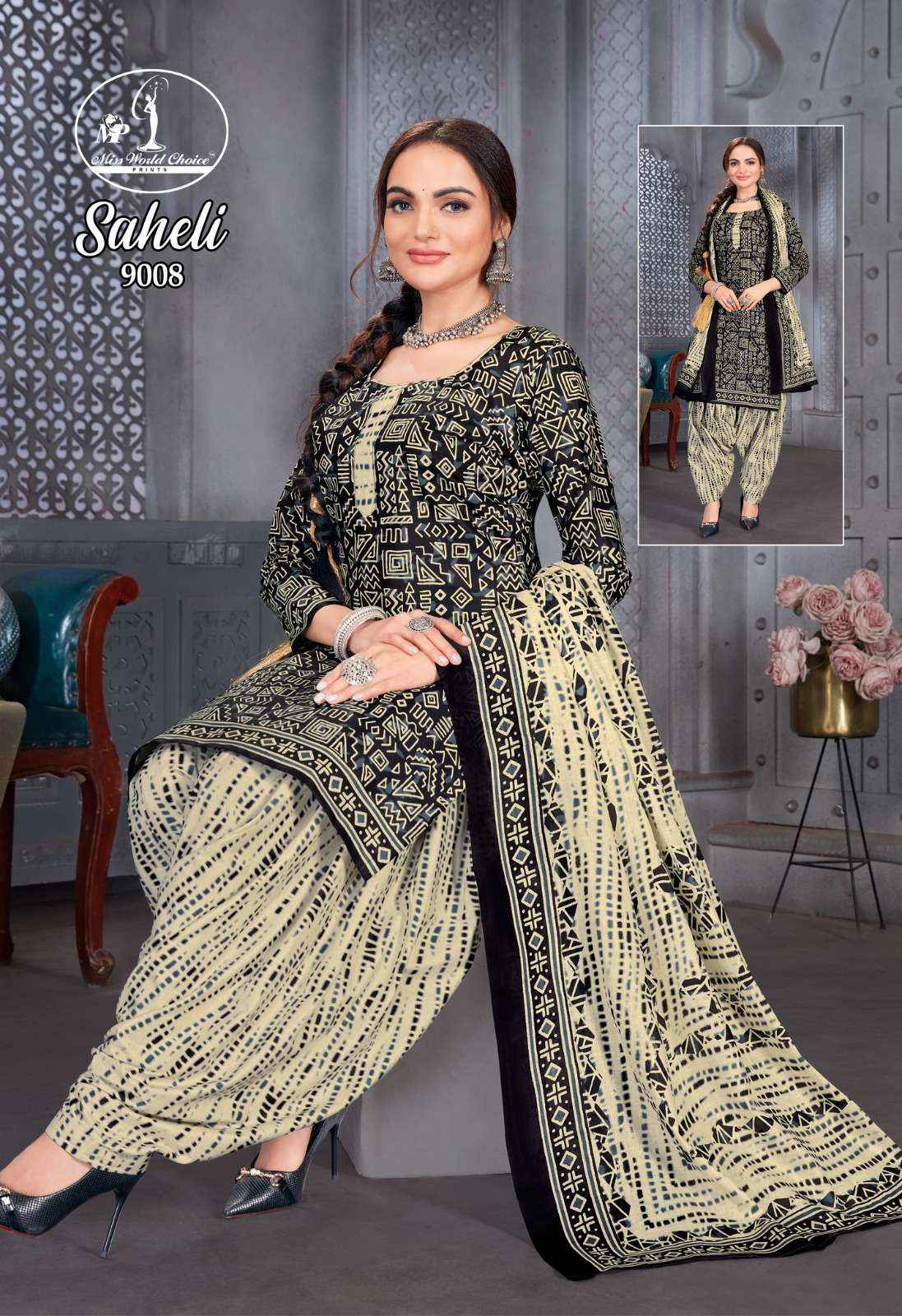 Miss World Choice Saheli Vol 9 Cotton Dress Material 10 pcs Catalogue