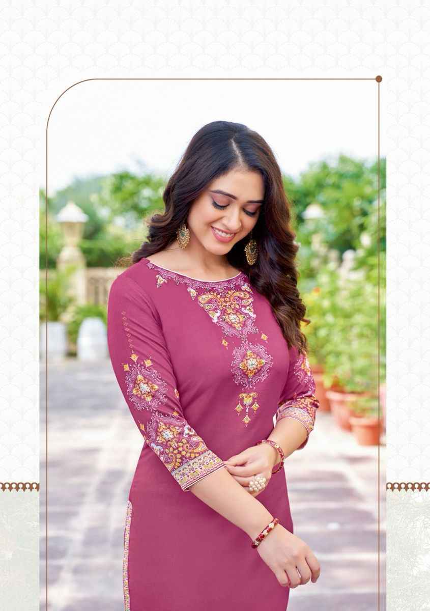 Mittoo Rihana Vol 3 Rayon Kurti 6 pcs Catalogue