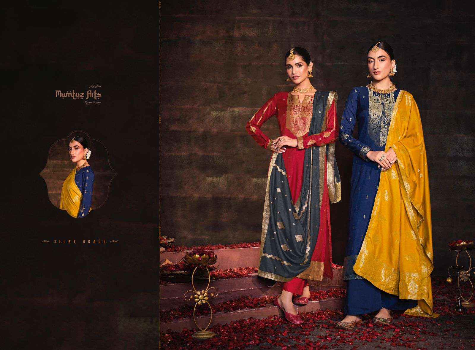 Mumtaz Arts Guzarish Viscose Dress Material 6 pcs Catalogue