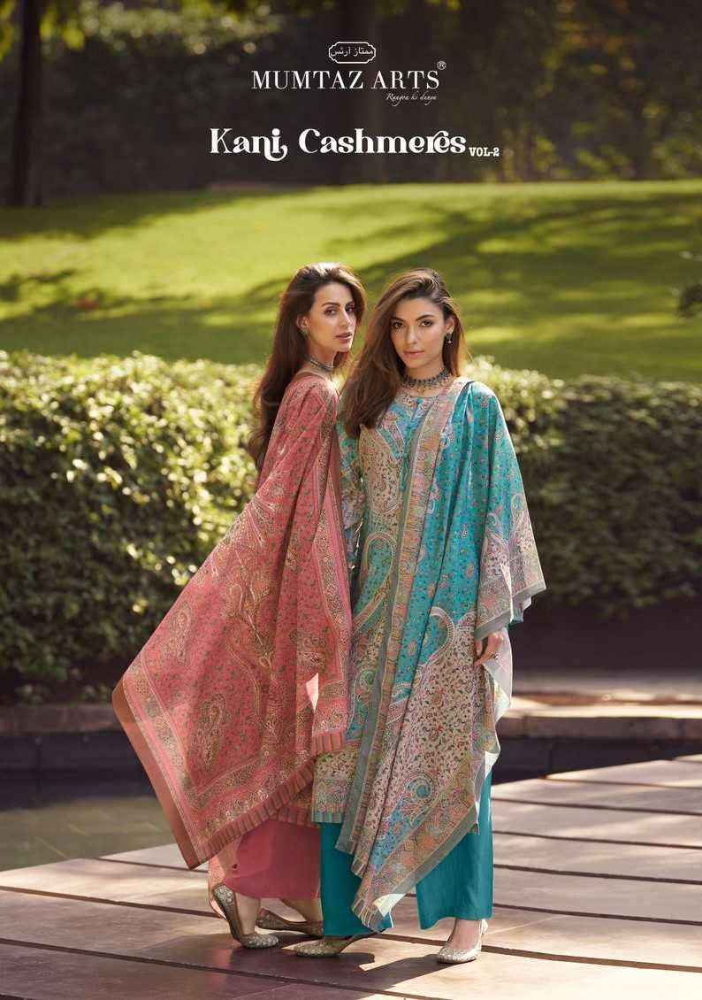 Mumtaz Arts Kani Cashmeres Vol 2 Lawn Cotton Dress Material 6 pcs Catalogue