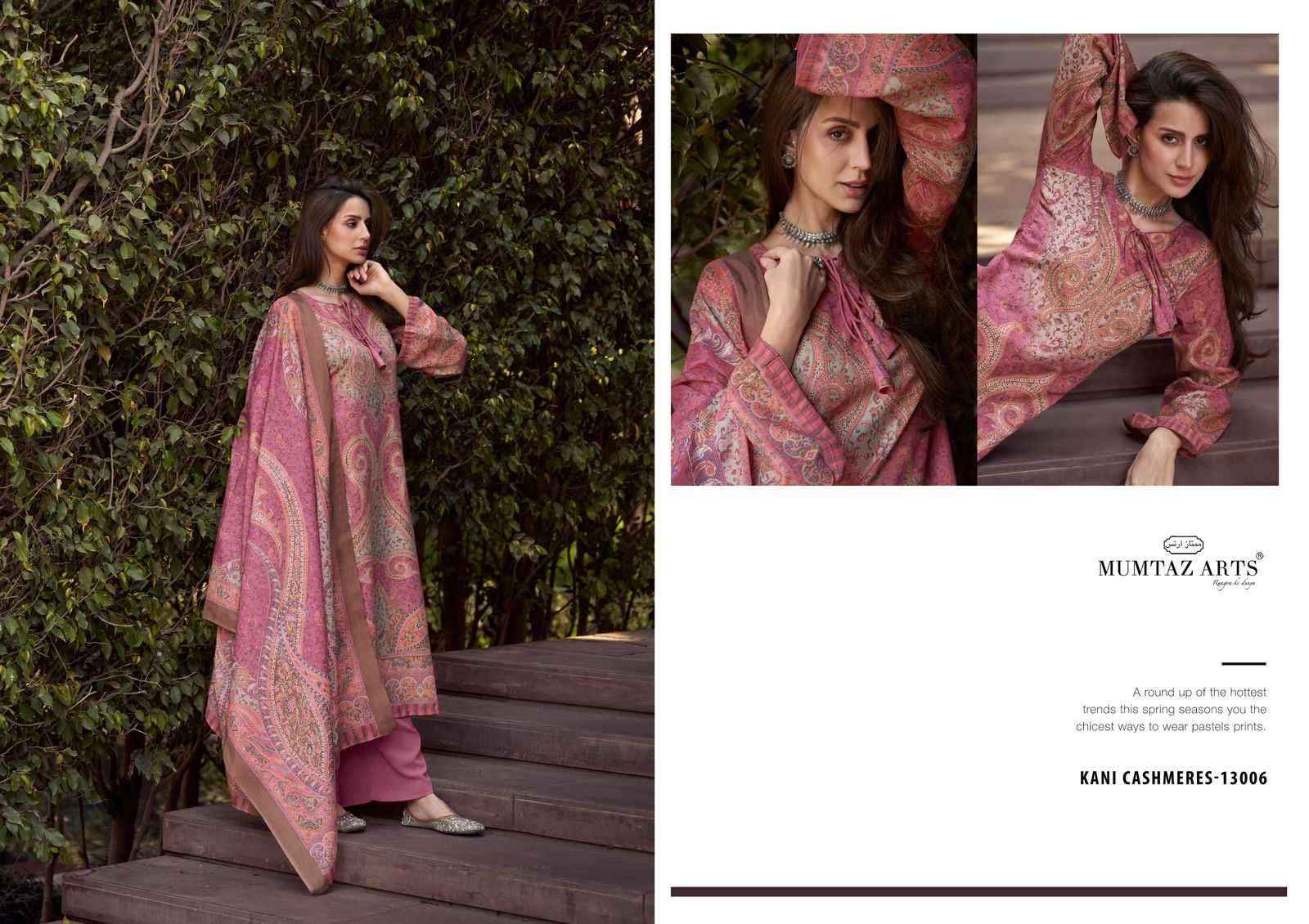 Mumtaz Arts Kani Cashmeres Vol 2 Lawn Cotton Dress Material 6 pcs Catalogue