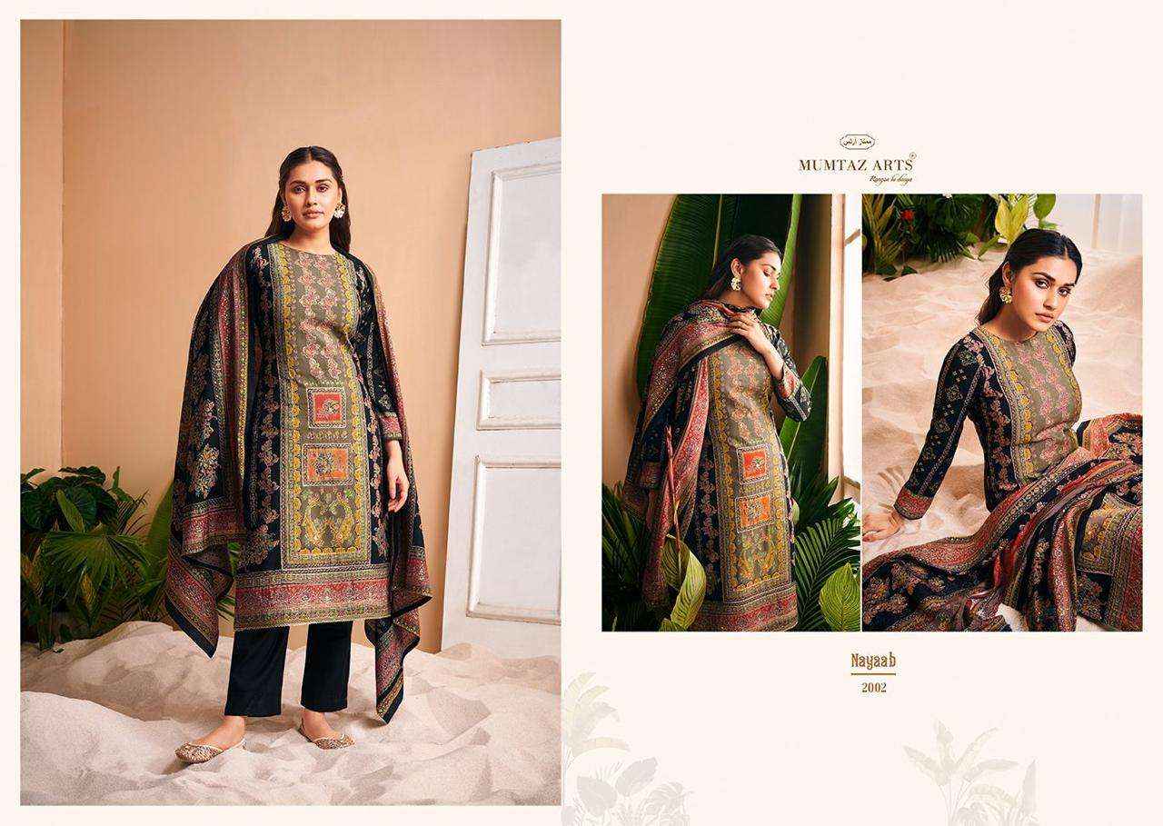 Mumtaz Arts Nayaab Hit List Viscose Musline Dress Material 4 pcs Catalogue