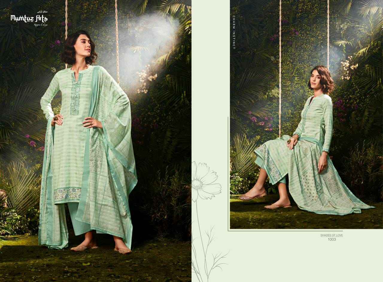 Mumtaz Arts Shades Of Love Pure Viscose Dress Material (6 pcs Catalogue)