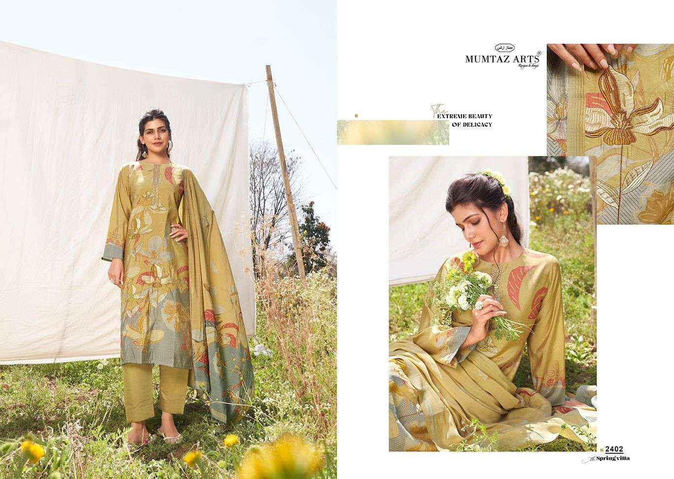 Mumtaz Arts Spring Villa Viscose Dress Material 4 pcs Catalogue