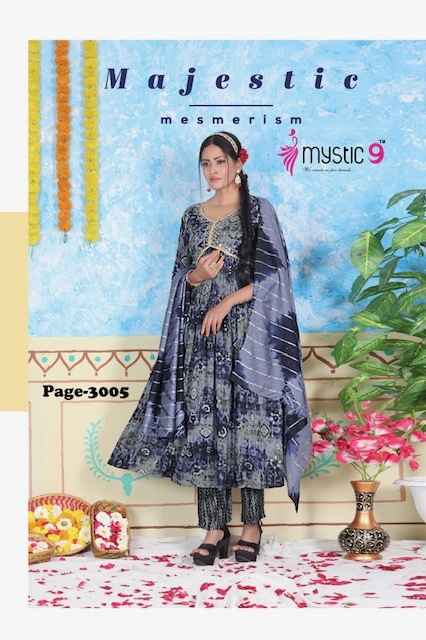 Mystic 9 Pooja Vol 3 Rayon Kurti Combo 8 pcs Catalogue