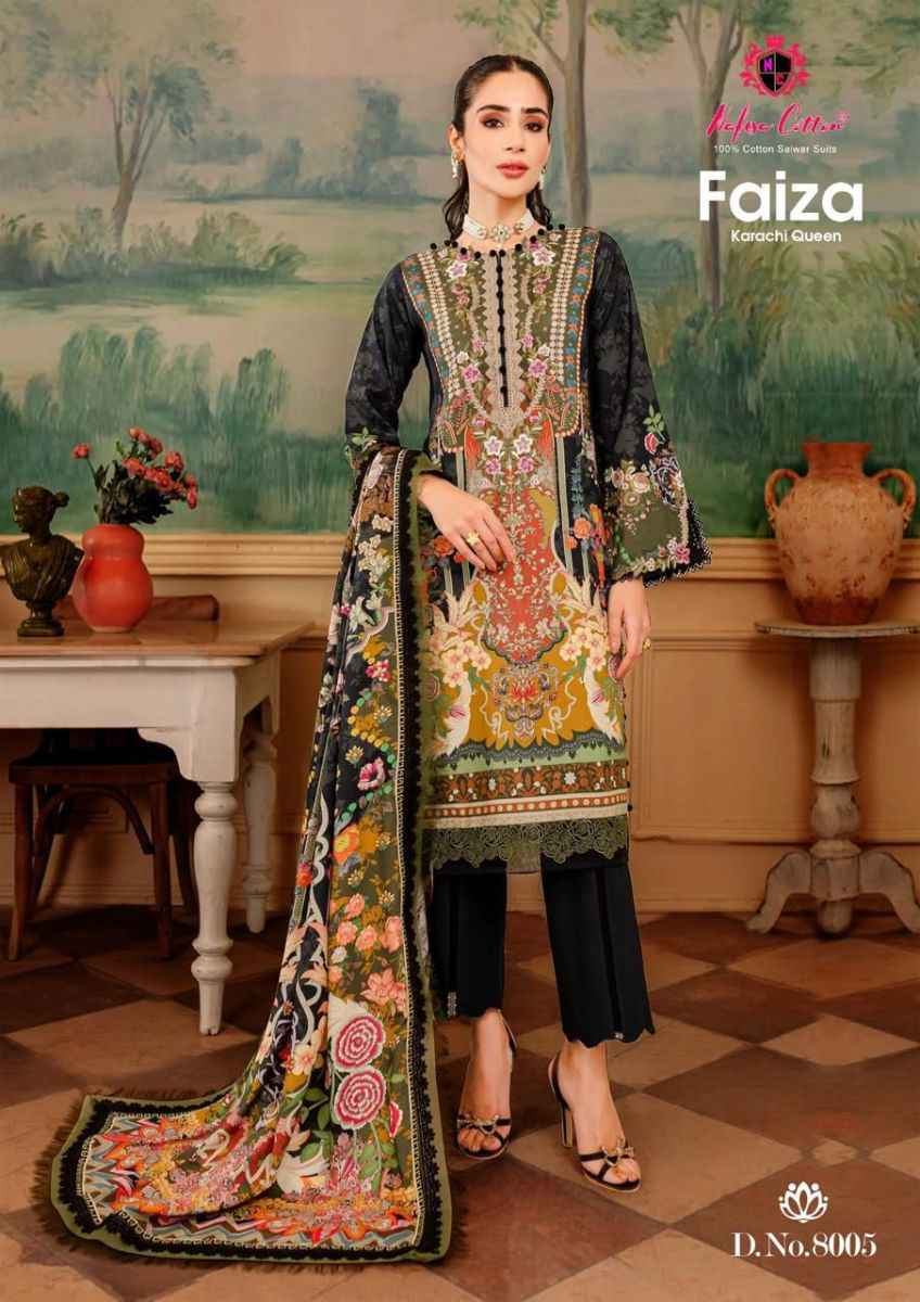 Nafisa Cotto Faiza Vol 8 Cotton Dress Material 6 pcs Catalogue