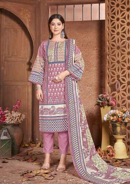 Nafisa Cotton Esra Karachi Vol-5 Cotton Dress Material 6 Pc Catalog