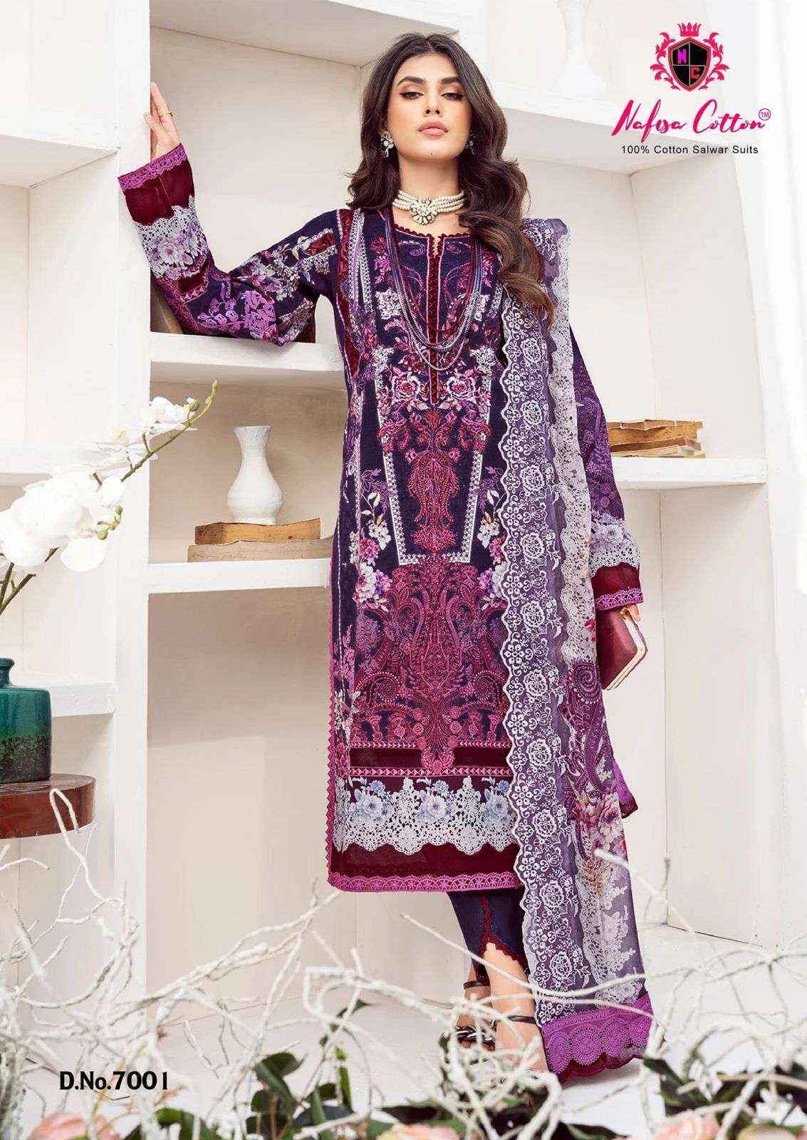 Nafisa Cotton Safina Vol 7 Cotton Dress Material 6 pcs Catalogue