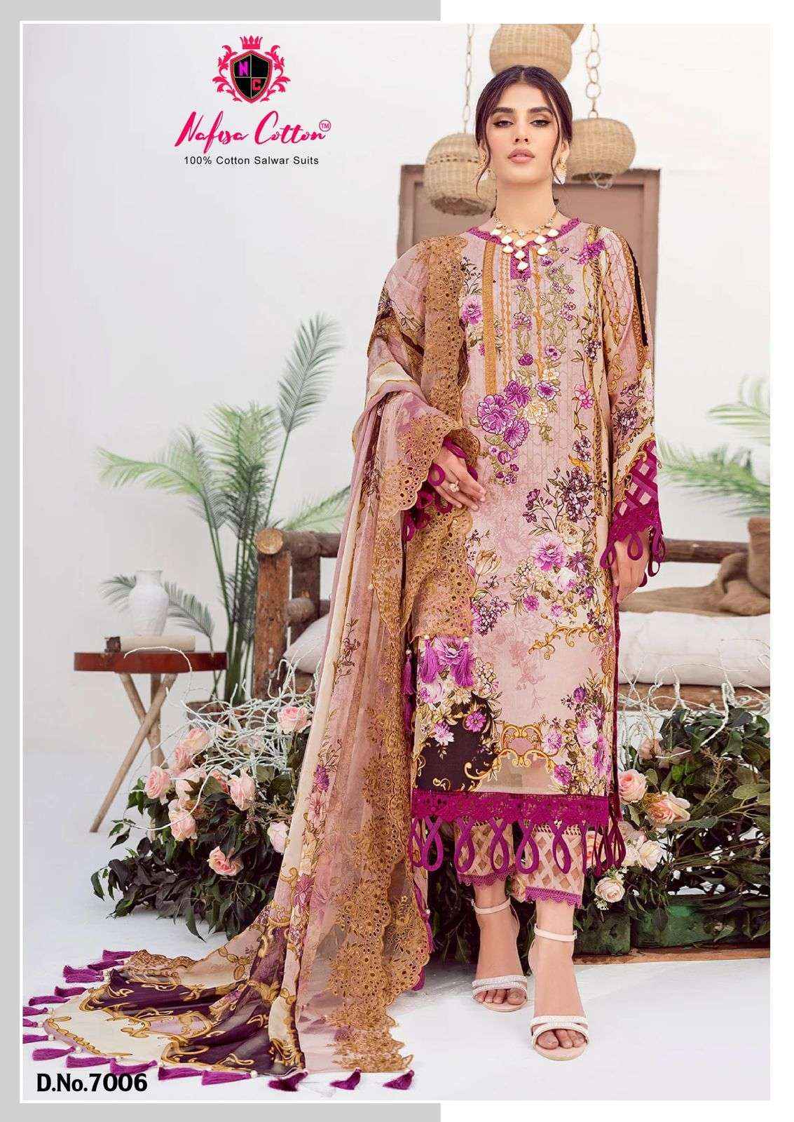Nafisa Cotton Safina Vol 7 Cotton Dress Material 6 pcs Catalogue
