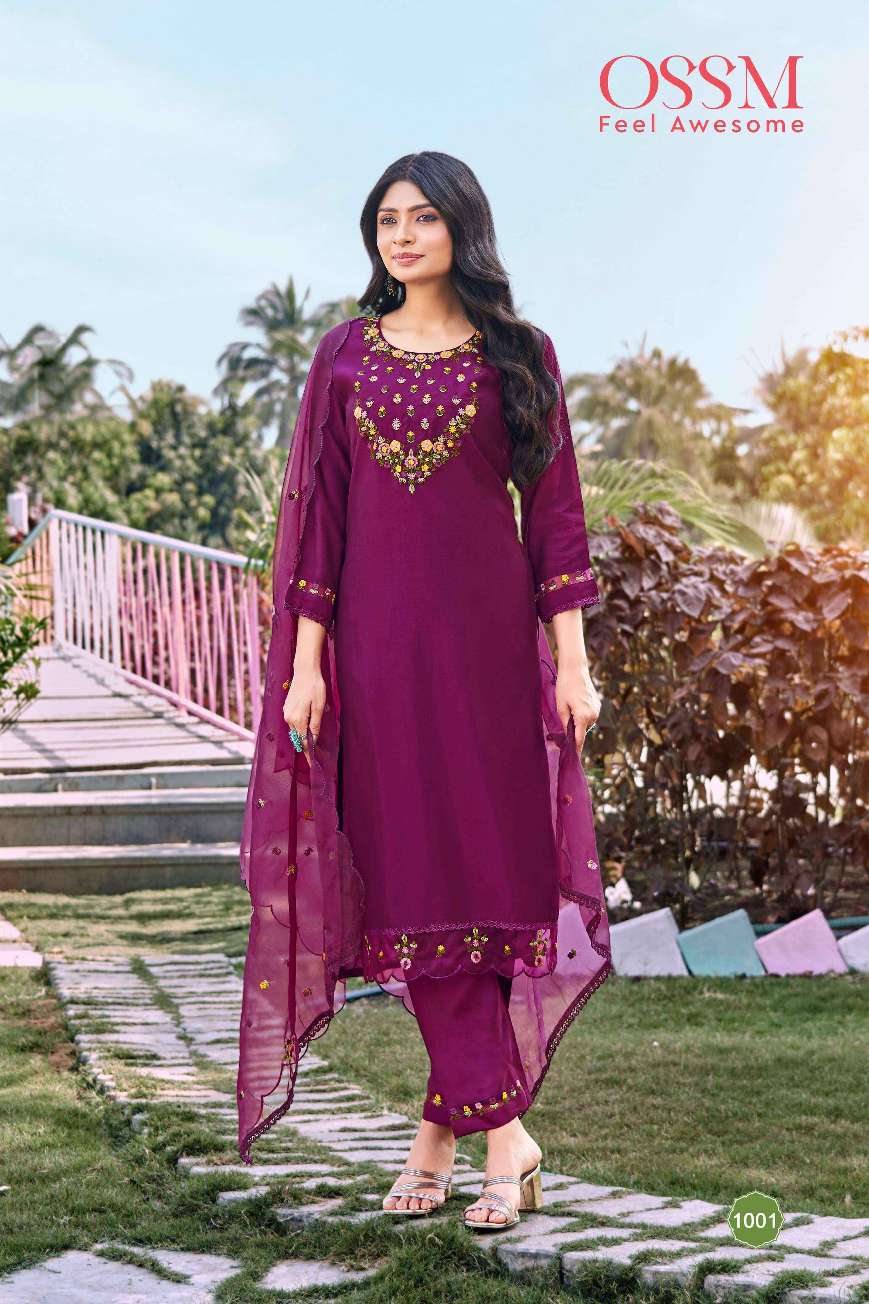 Ossm Mohey Vol 2 Roman Silk Kurti Combo 6 pcs Catalogue