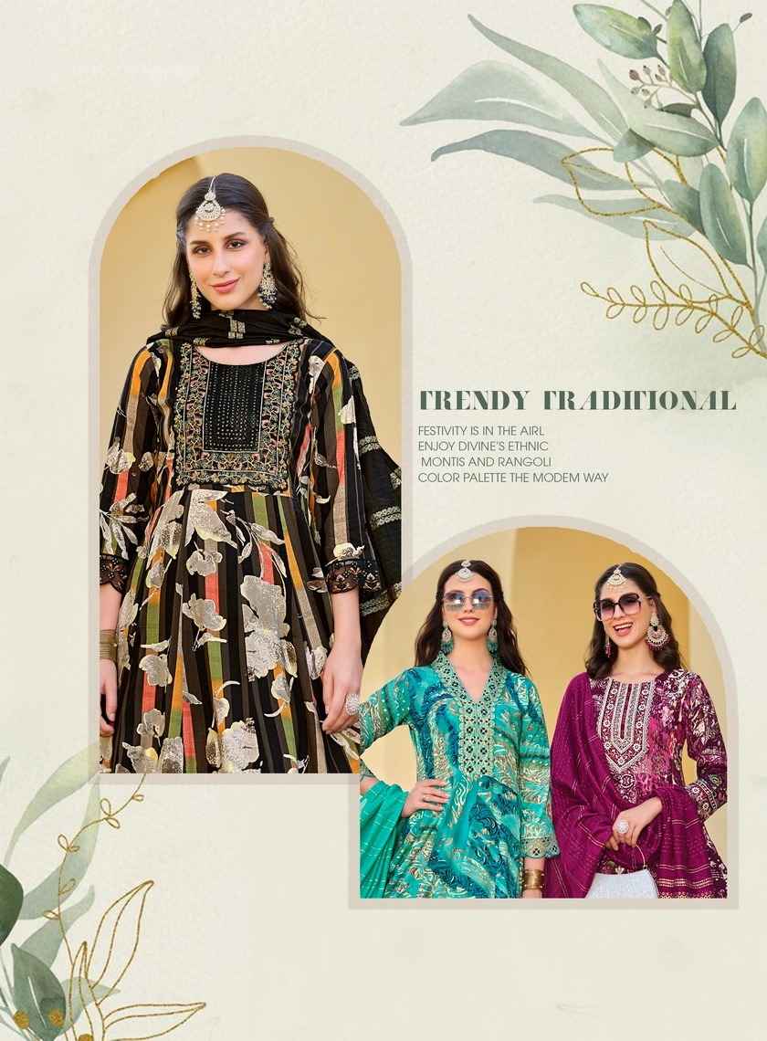 Radhika Lifestyle Anarkali Vol-1 Rayon Readymade Suit (6 Pc Catalog)