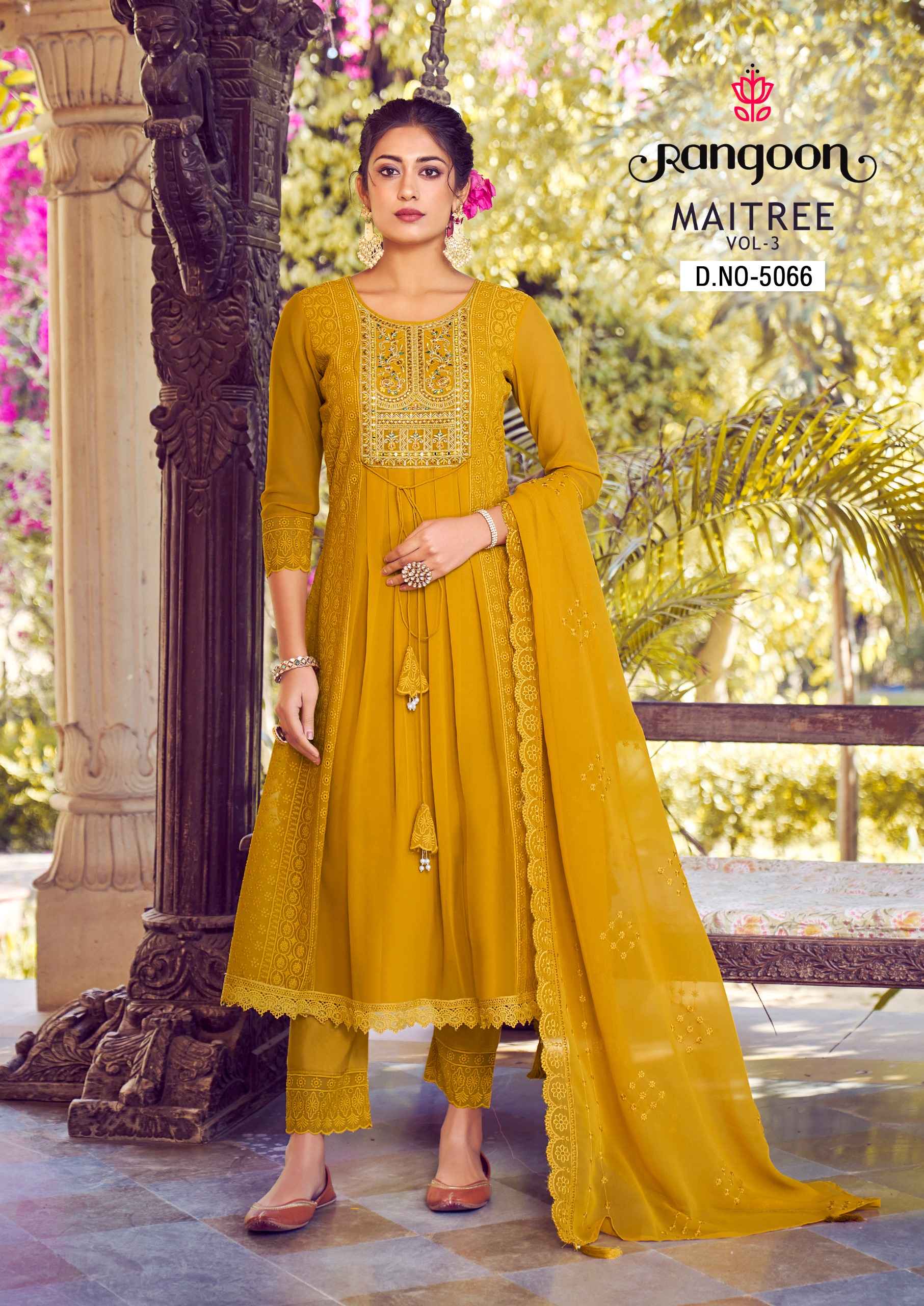 Rangoon Maitree Vol-3 Sifli Readymade Georgette Suit (6 pcs Catalogue)