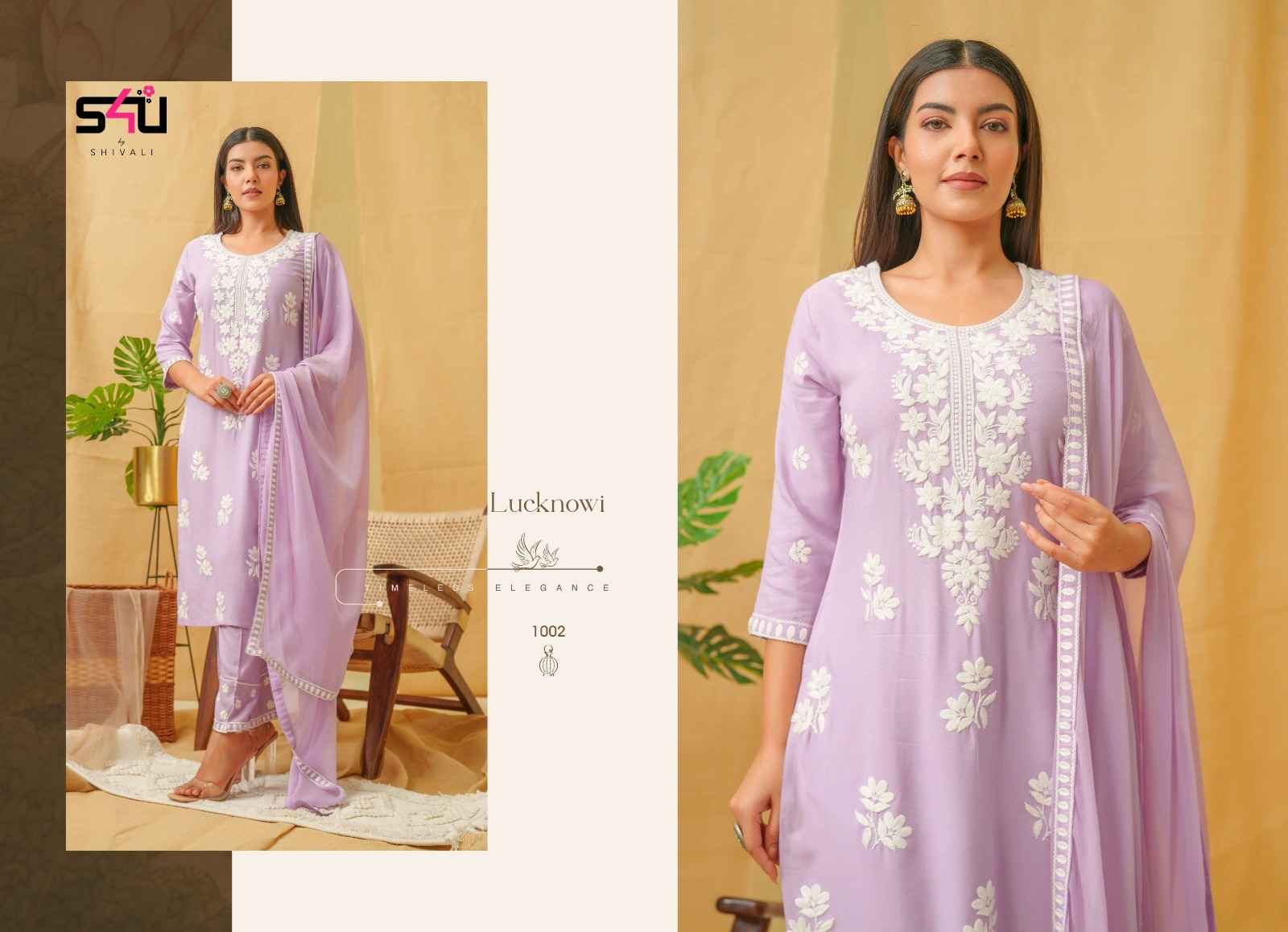 S4U Lucknowi Rayon Kurti Combo 6 pcs Catalogue