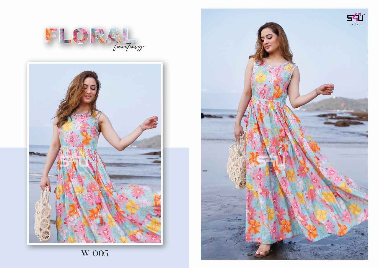 S4U Weekend Passion Rayon Summer Gown 5 pcs Catalogue