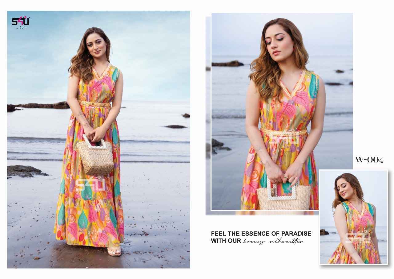 S4U Weekend Passion Rayon Summer Gown 5 pcs Catalogue