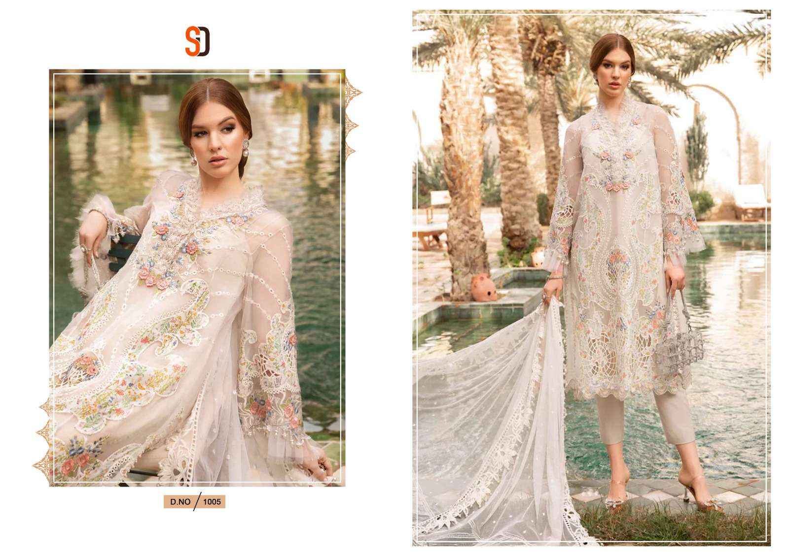 Shraddha Designer Maria B Lawn Vol 1 Cotton Dress Material 6 pcs Catalogue