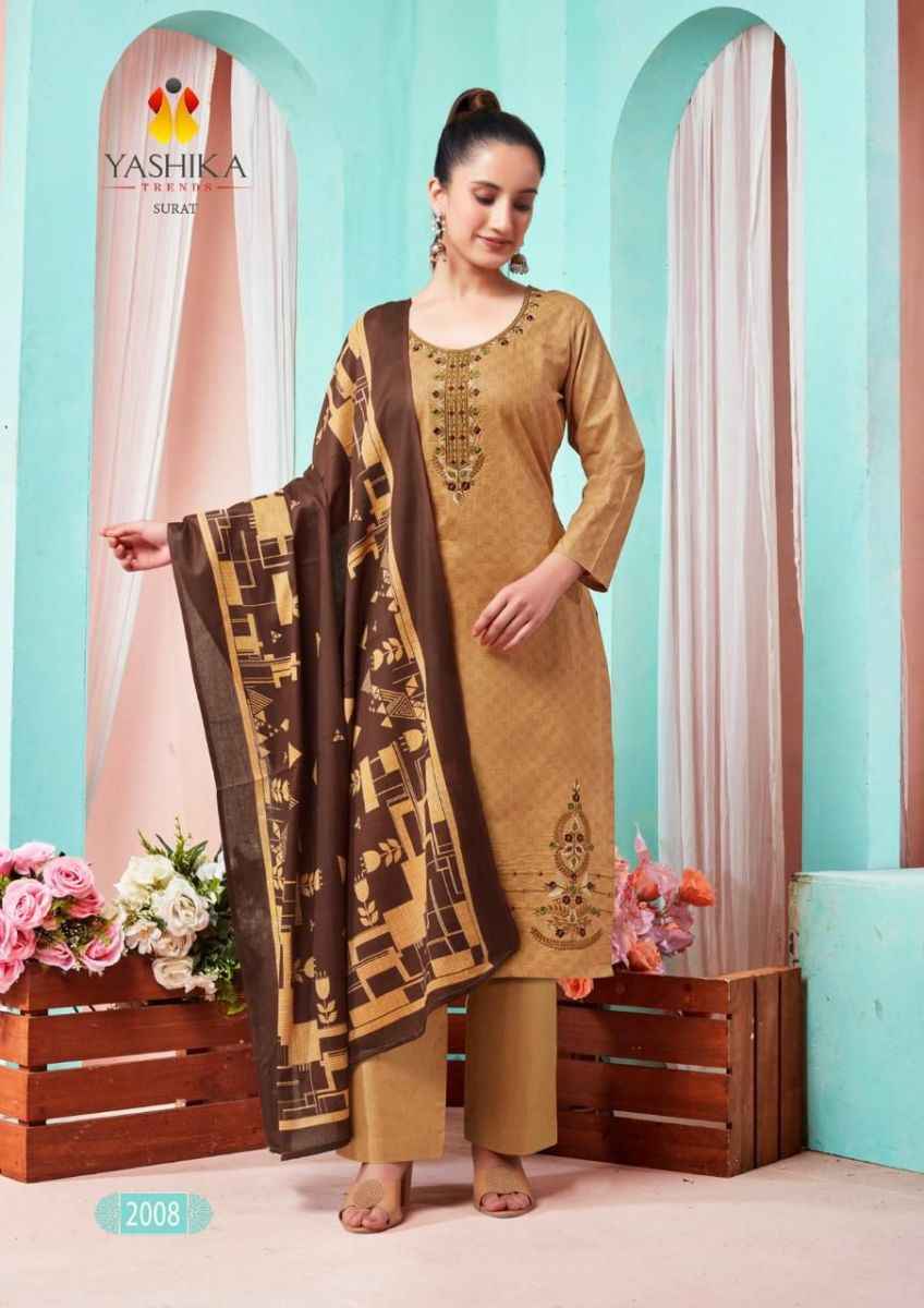 Yashika Trends Kaantha Cotton Dress Material 8 pcs Catalogue