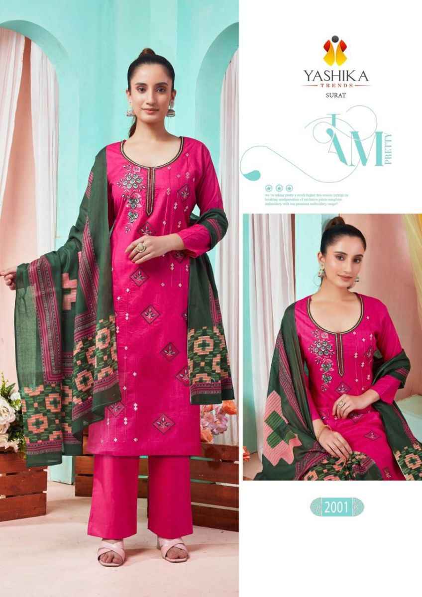 Yashika Trends Kaantha Cotton Dress Material 8 pcs Catalogue