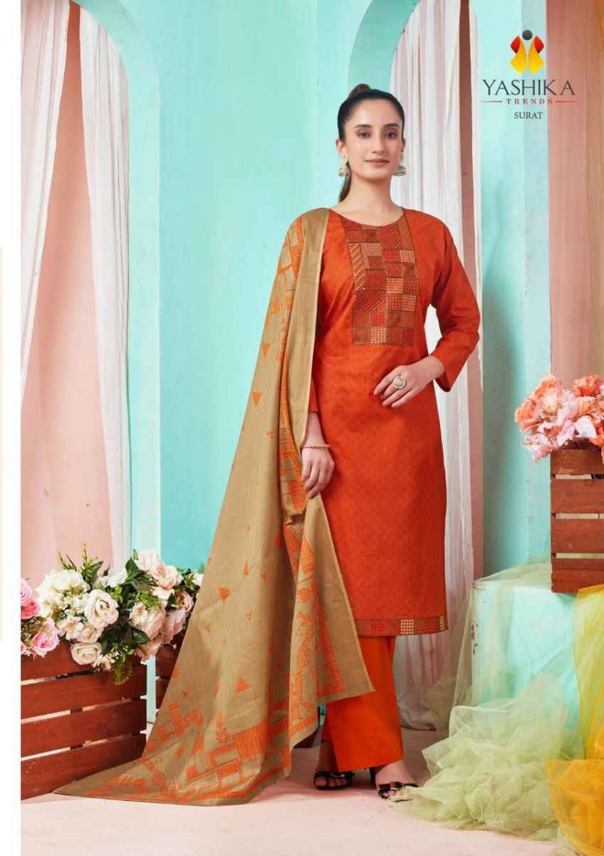 Yashika Trends Kaantha Cotton Dress Material 8 pcs Catalogue