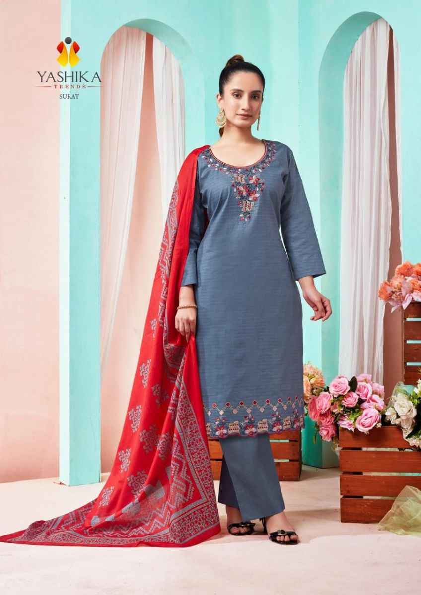 Yashika Trends Kaantha Cotton Dress Material 8 pcs Catalogue