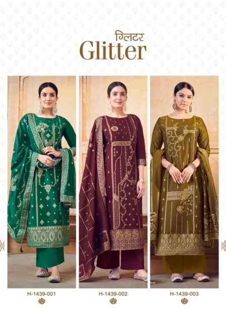 Alok Glitter Hand Weave Cotton Dress Material (6 pcs Catalogue)