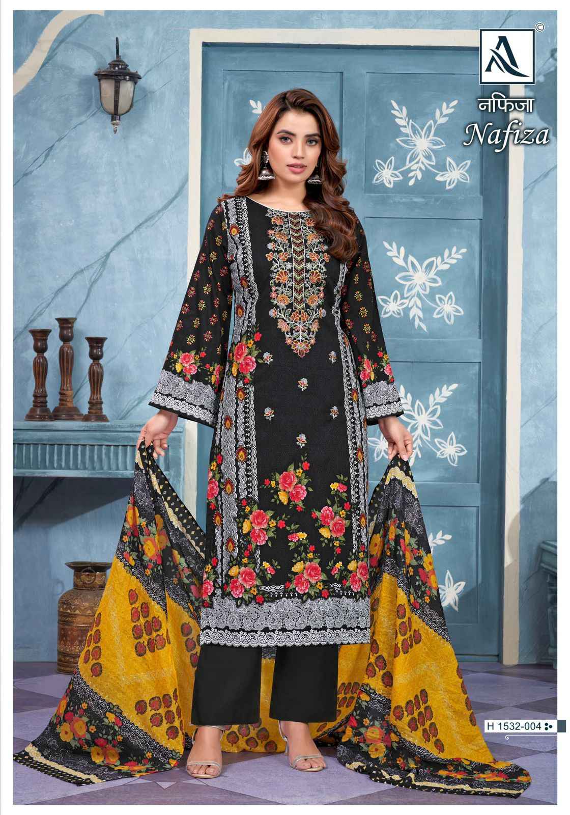 Alok Nafiza Cambric Cotton Dress Material (8 pcs Catalogue)