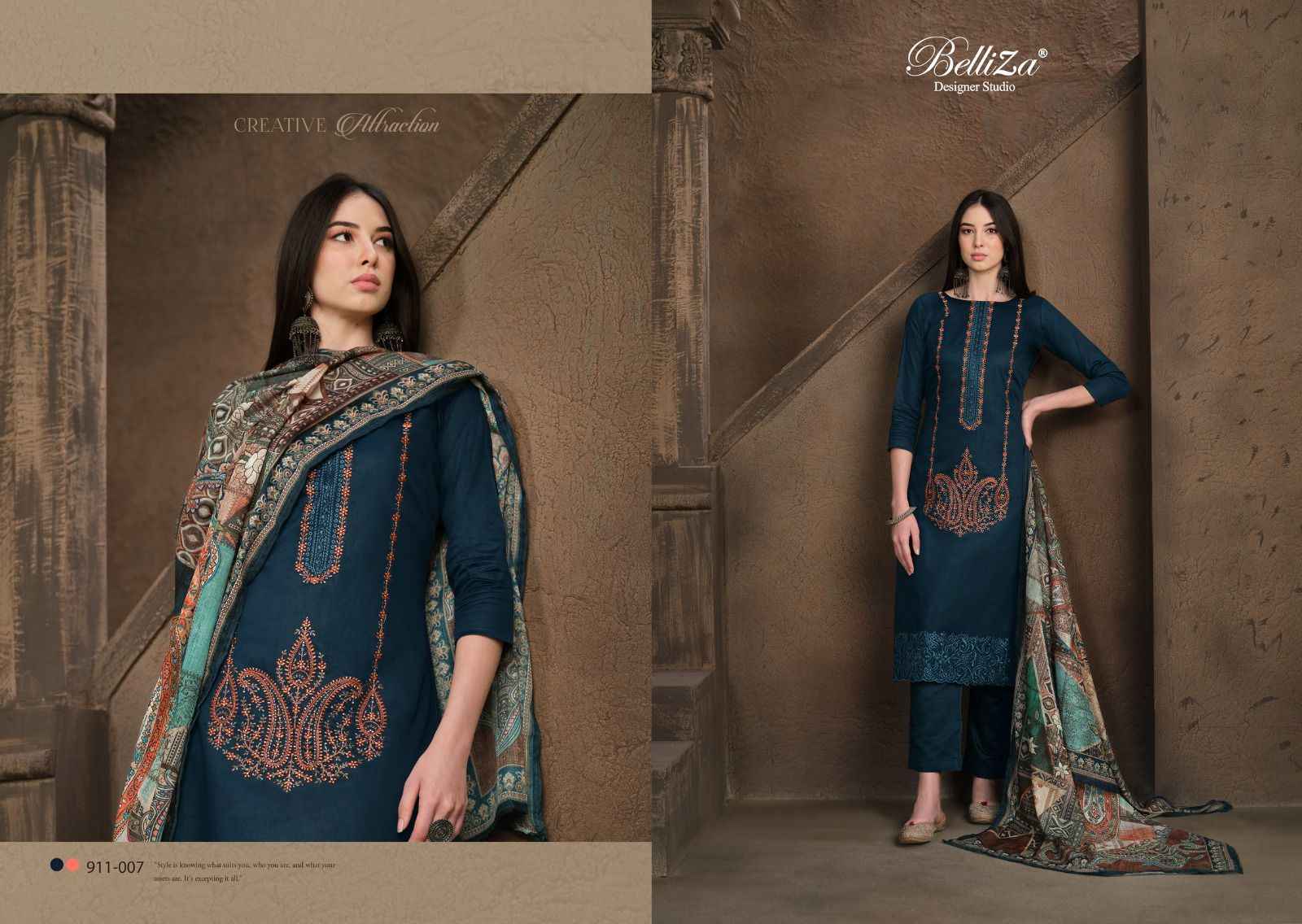 Belliza Jashn E Ishq Vol-7 Jam Cotton Dress Material (8 pcs Catalogue)