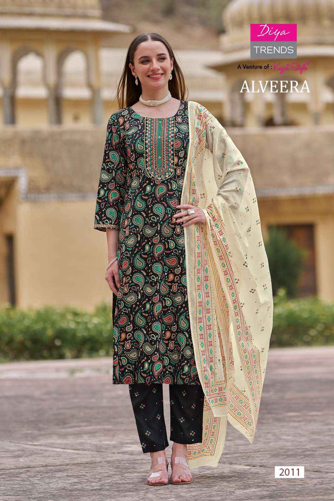 Diya Trends Alveera Rayon Kurti Combo 12 pcs Catalogue