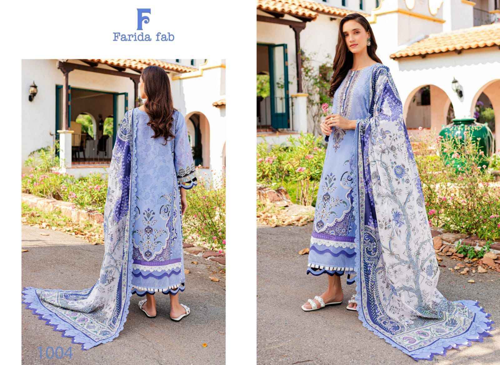 Farida Fab Concept A Cotton Dress Material Wholesale Womens Clothing Store
