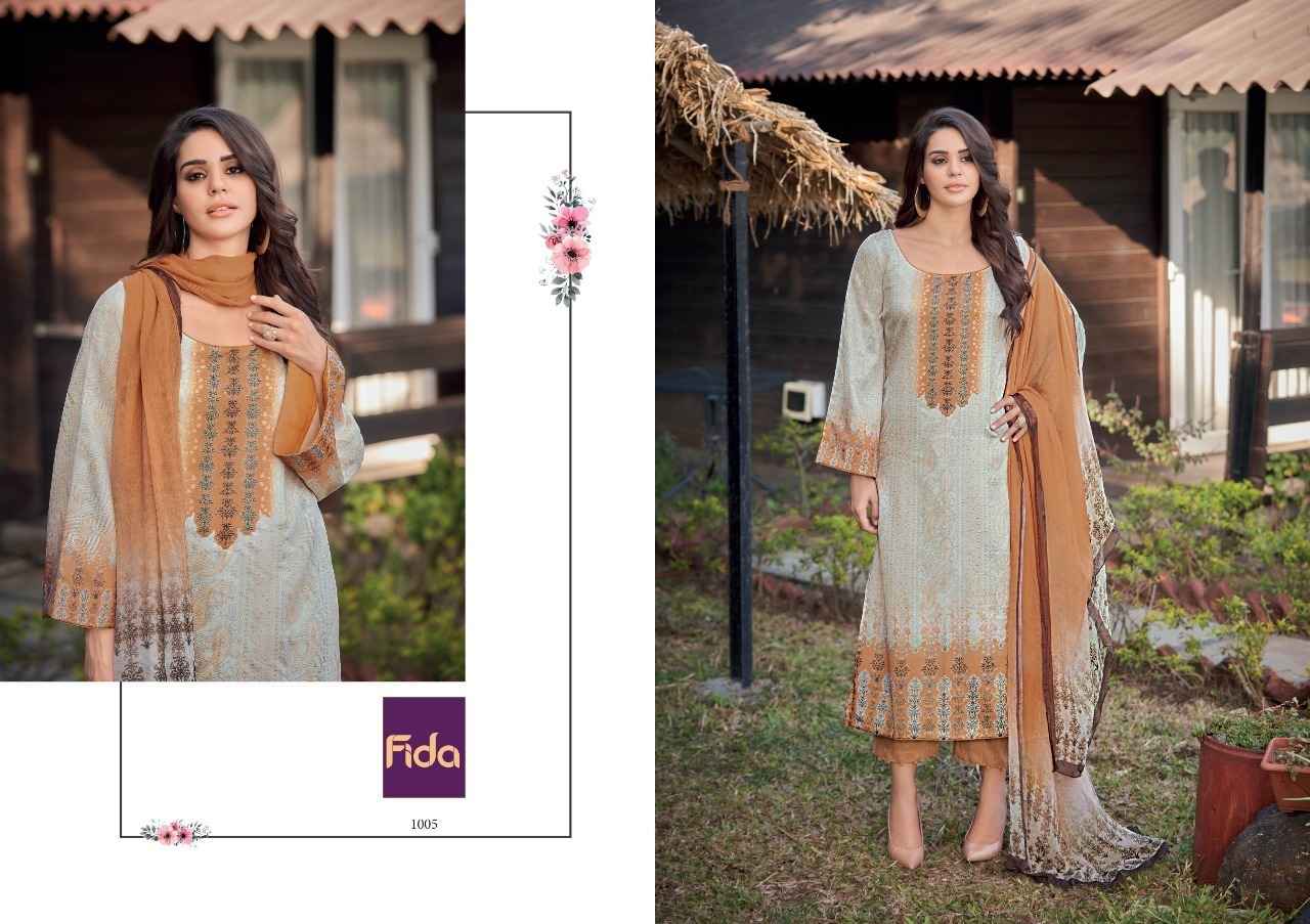 Fida Shiza Cotton Dress Material 6 pcs Catalogue