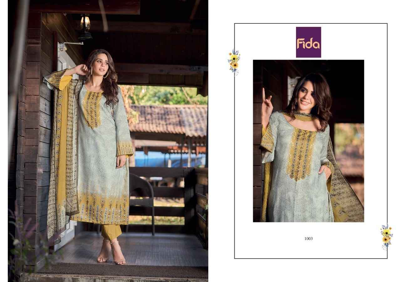 Fida Shiza Cotton Dress Material 6 pcs Catalogue