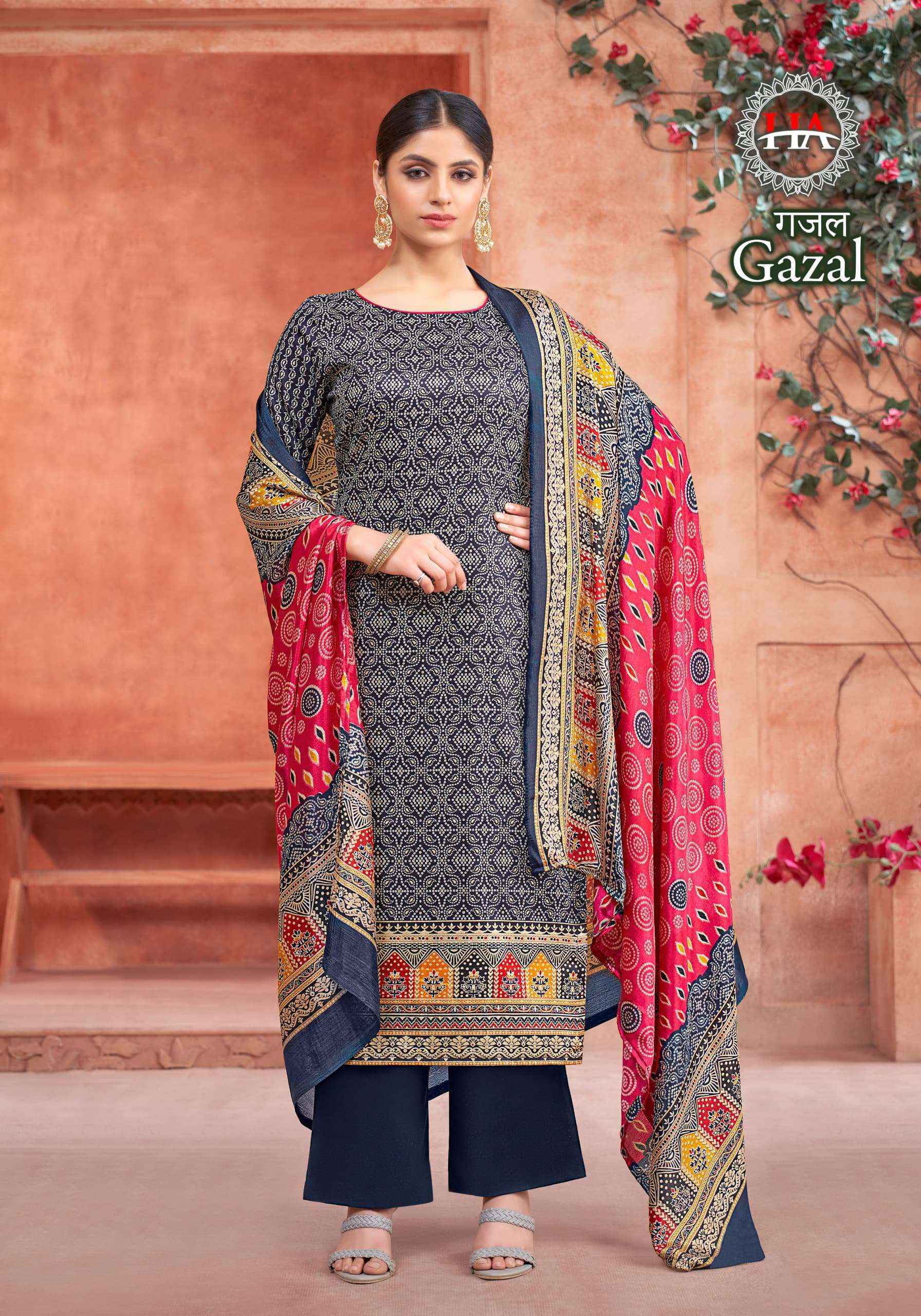 Harshit Fashion Hub Gazal Jam Cotton Dress Material 8 pcs Catalogue