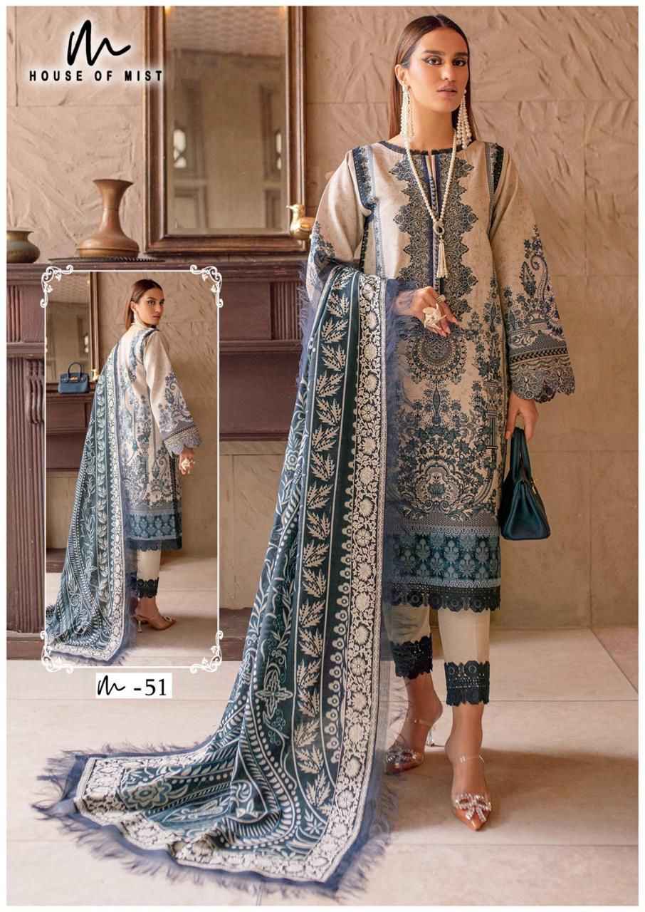 House Of Mist Ghazal Cotton Collection Vol-6 Cotton Dress Material (6 pcs Catalogue)