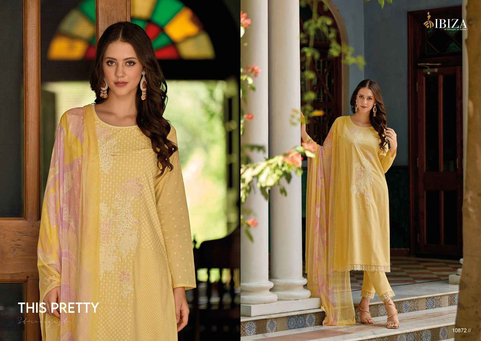 Ibiza GUCCI Lawn Cotton Dress Material 8 pcs Catalogue