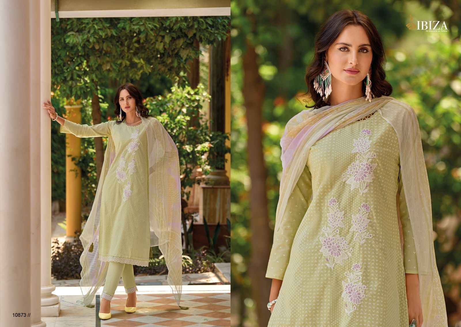 Ibiza GUCCI Lawn Cotton Dress Material 8 pcs Catalogue