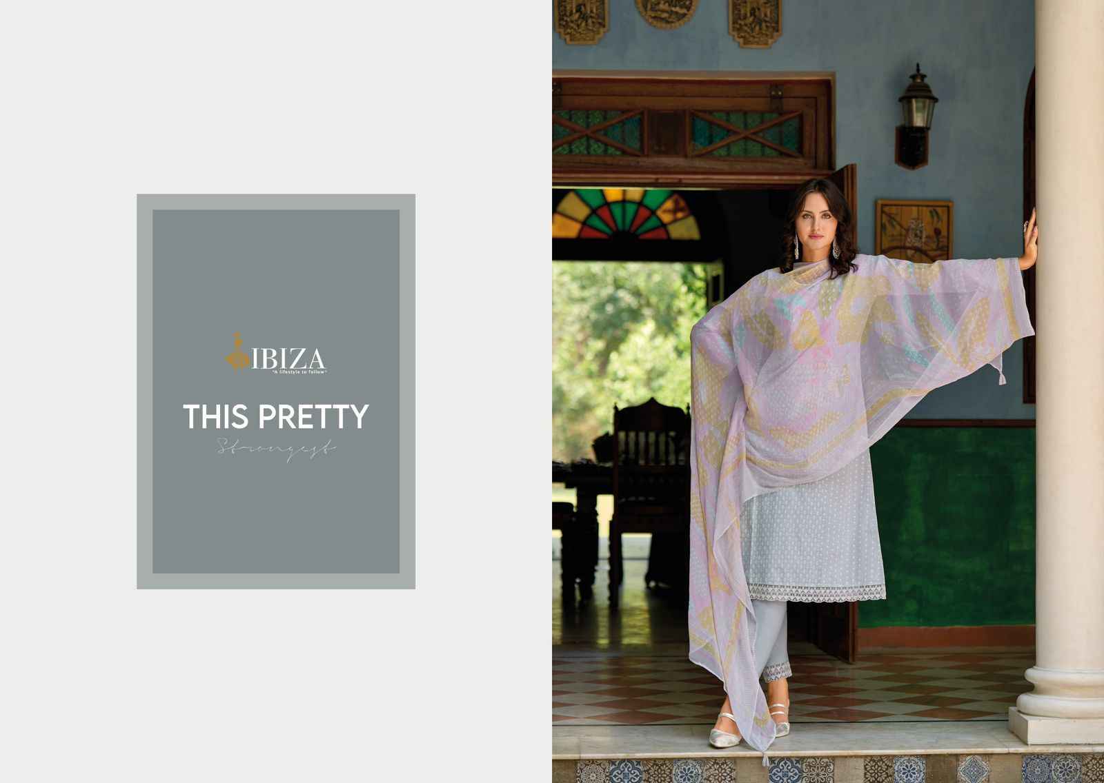Ibiza GUCCI Lawn Cotton Dress Material 8 pcs Catalogue