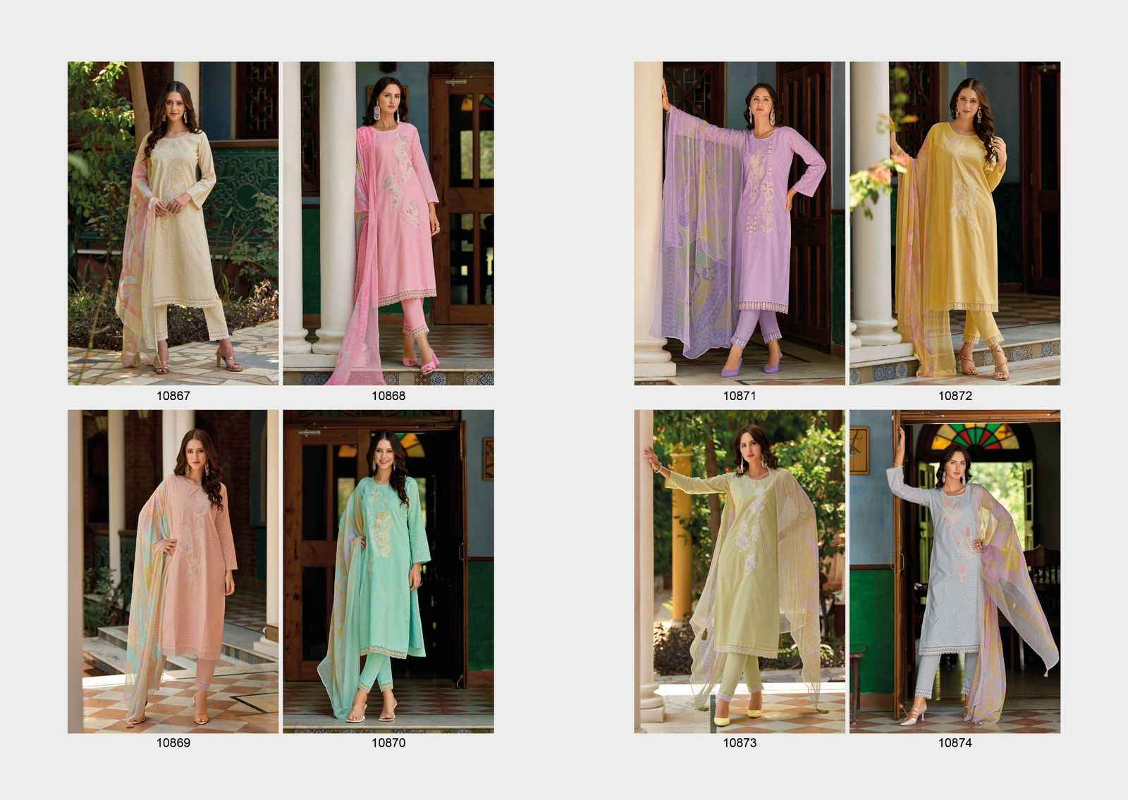Ibiza GUCCI Lawn Cotton Dress Material 8 pcs Catalogue