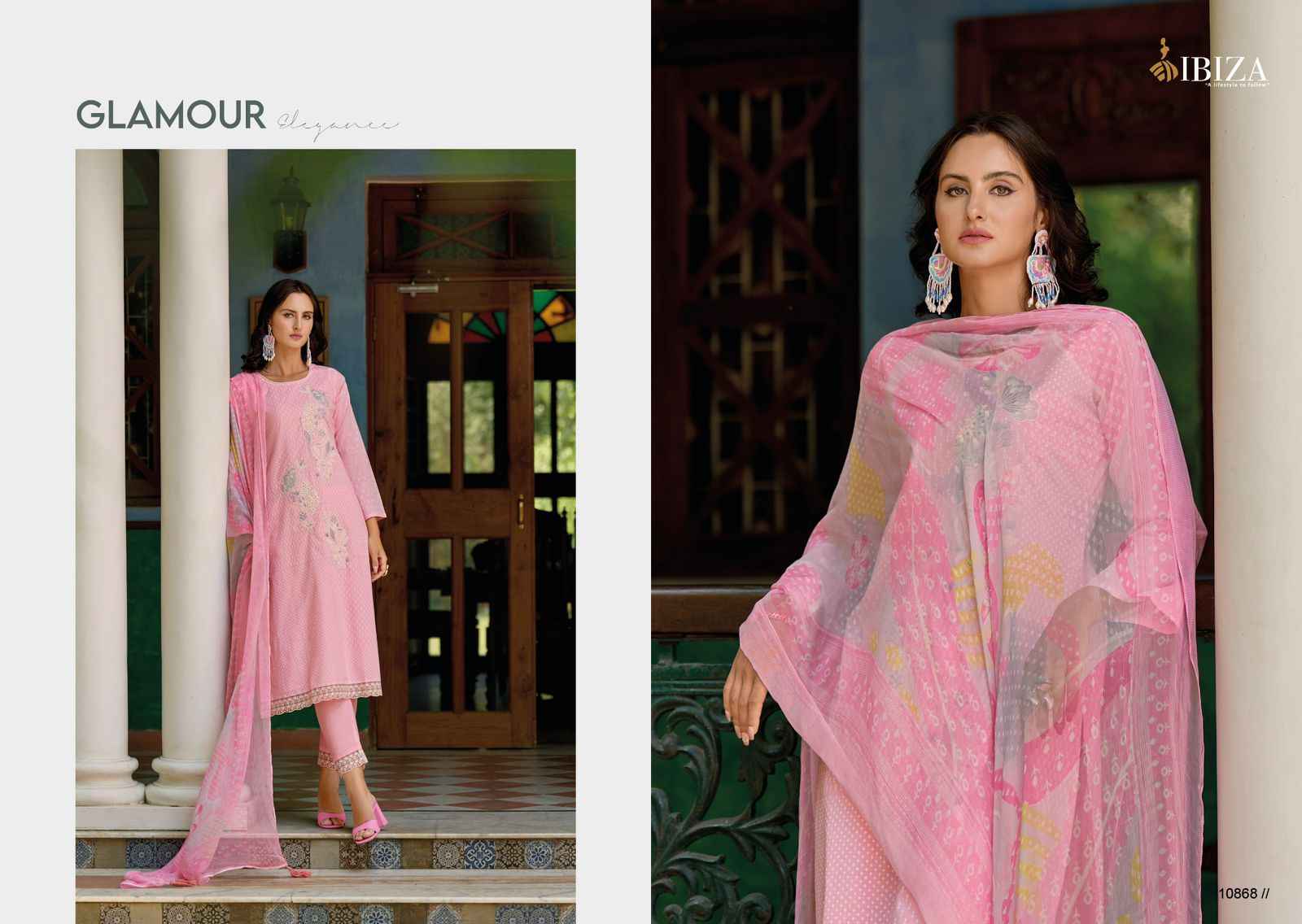 Ibiza GUCCI Lawn Cotton Dress Material 8 pcs Catalogue