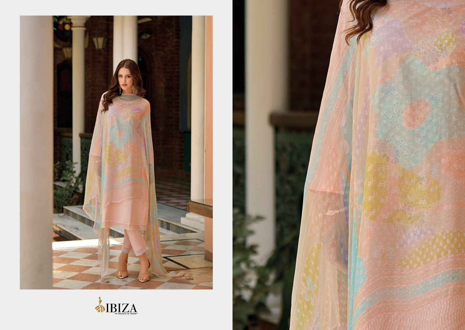 Ibiza GUCCI Lawn Cotton Dress Material 8 pcs Catalogue