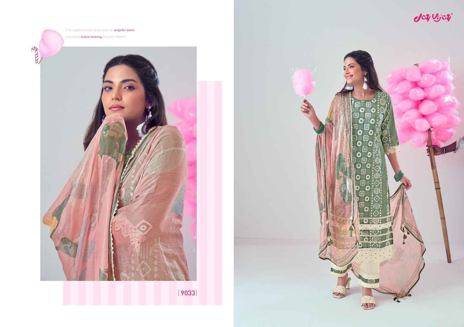 Jay Vijay Mela Pure Cotton Dress Material (6 pcs Catalogue)