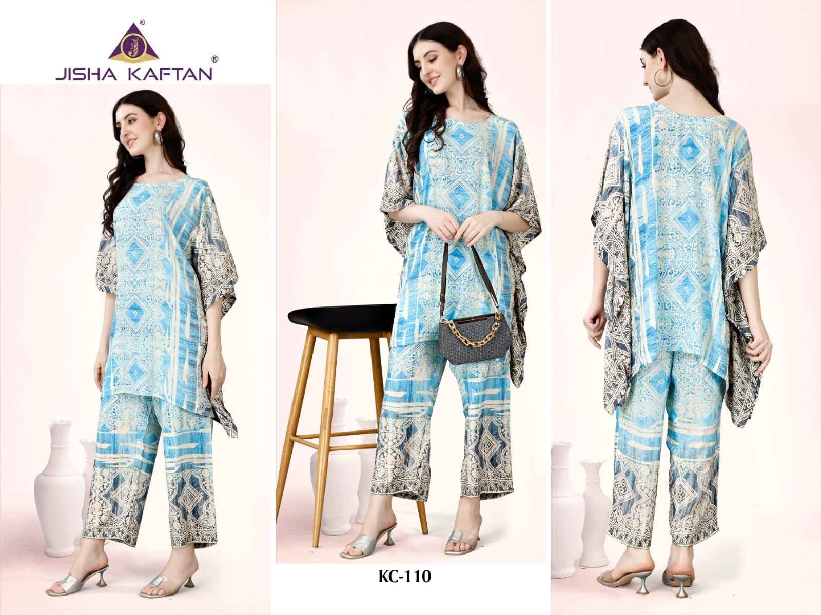 Jisha Kaftan Co Ord Set Vol-2 Fancy Western Collection (08 pcs Cataloge)