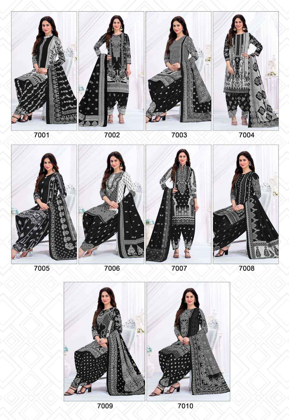 Jt Black Beauty Vol 7 Cotton Dress Material 10 pcs Catalogue