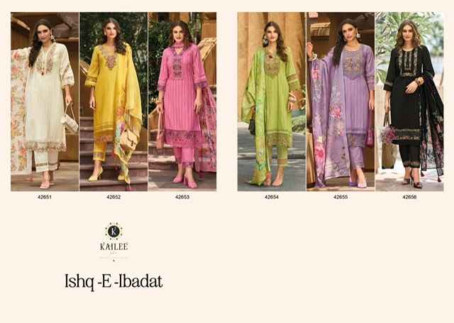 Kailee Fashion Ishq E Ibadat Cotton Kurti Combo 6 pcs Catalogue